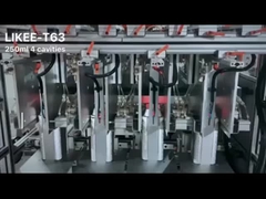 T80 aluminum foil container machine operation video
