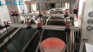 LK-T80 เครื่องทำภาชนะกระทะกลมอลูมิเนียมฟอยล์