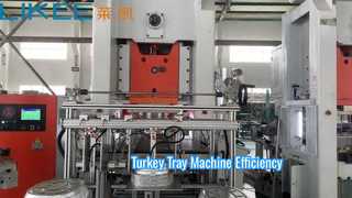 LK-T80 เครื่องทำถาดไก่งวงอลูมิเนียมฟอยล์