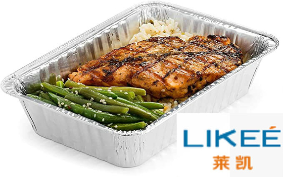 ซื้อ ภาชนะบรรจุอาหารฟอยล์อะลูมิเนียมพร้อมโลโก้ที่กำหนดเอง ปลอดภัยสำหรับช่องแช่แข็งในครัว online manufacture
