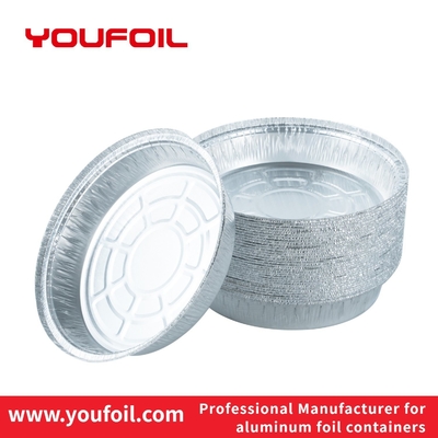ซื้อ ภาชนะฟอยล์อลูมิเนียมทรงกลม บรรจุภัณฑ์อาหารไร้กลิ่น online manufacture