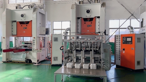 ซื้อ เครื่องทำภาชนะฟอยล์อลูมิเนียมกึ่งอัตโนมัติ 3 เฟส 75 ครั้ง/นาที online manufacture
