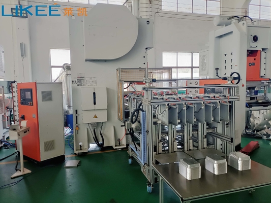 ซื้อ มิตซูบิชิ PLC Control 12000pcs/hr ความจุในการผลิต แผ่นอลูมิเนียม เครื่องทําถังอาหาร online manufacture
