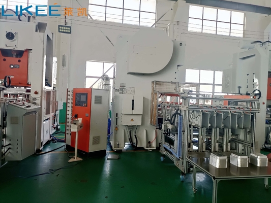 ซื้อ เครื่องทำภาชนะฟอยล์อะลูมิเนียมเกรดอาหาร 18.5KW ความแม่นยำสูง online manufacture