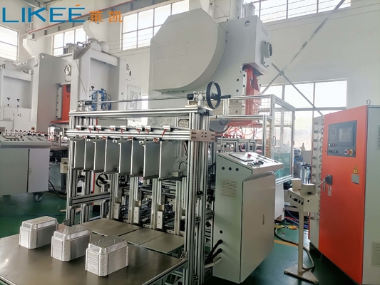 ซื้อ เครื่องทำภาชนะฟอยล์อลูมิเนียม 380V 50HZ เครื่องทำถ้วยอลูมิเนียม online manufacture