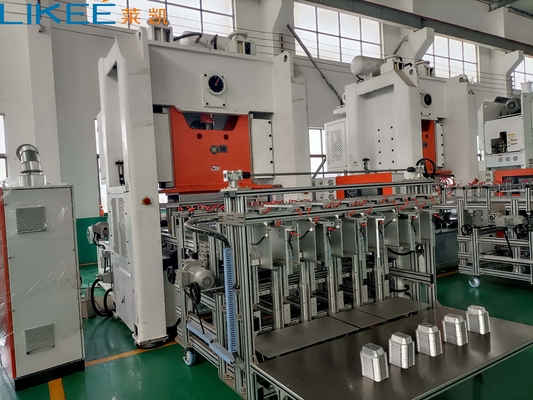 ซื้อ สายการผลิตภาชนะฟอยล์อะลูมิเนียม 130 ตัน 12000 ชิ้น/ชม. online manufacture