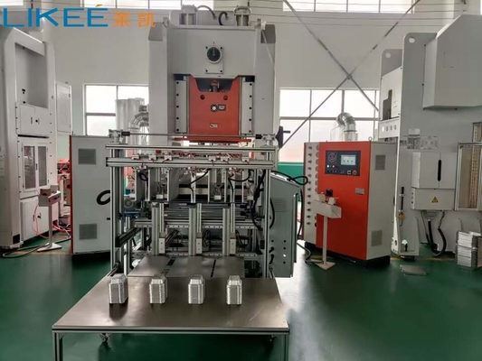 ซื้อ เครื่องทำถาดฟอยล์อลูมิเนียมไฟฟ้า Mitsubishi PLC 50 ถึง 70 จังหวะ/นาที online manufacture