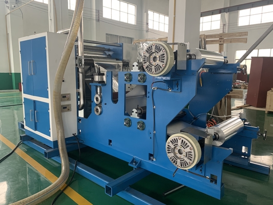 ซื้อ อาหารบรรจุภัณฑ์ รูปแบบ V ผสมผสาน 27kw ประสิทธิภาพ อัตโนมัติ อลูมิเนียม Pop Out โฟลยพับเครื่อง online manufacture