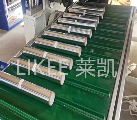 ซื้อ LKWD-450 บ้านอัลลูมิเนียมฟอยล์ Rewinding เครื่องอัตโนมัติ 7.5KW พลังงาน online manufacture