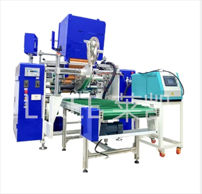 ซื้อ อัตโนมัติ 6 ชาฟต์ Siemens PLC บ้านเครื่องยัดฟอยล์ Rewinding ด้วยความยาวยัด 305m online manufacture
