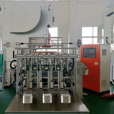 คุณภาพ  Customized Silver Foil Container Machine With 1100*900MM Working Plate โรงงาน