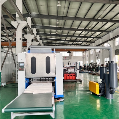 ซื้อ เครื่องพับแผ่นฟิล์มพลาสติก HDPE แบบต่อเนื่อง online manufacture