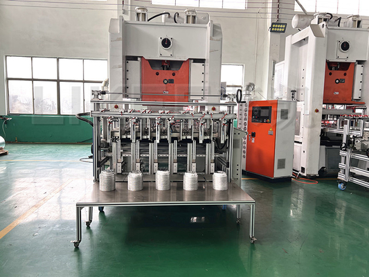 ซื้อ LK-T80 Food Container Punching Machine Automatic for Food Grade Square Round Pan online manufacture