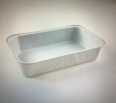 ซื้อ โลโก้ OEM สี่เหลี่ยม อลูมิเนียมฟอยล์ ถังอาหารสําหรับนําไป Package อาหารเร็ว online manufacture