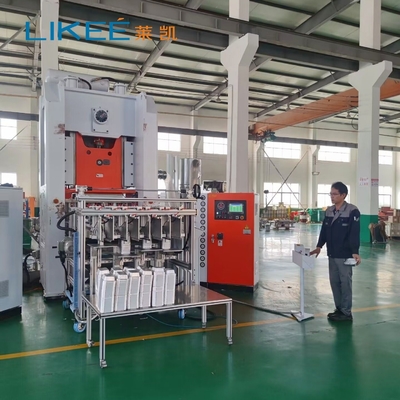 เครื่องทำภาชนะอลูมิเนียมฟอยล์อัตโนมัติควบคุมด้วย PLC ของมิตซูบิชิ (Mitsubishi) จากญี่ปุ่น