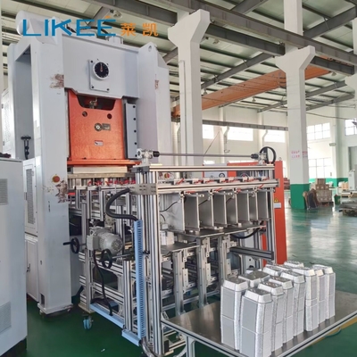 เครื่องทําแผ่นแผ่นอลูมิเนียมความเร็วสูง Mitsubishi PLC Control LK-T80