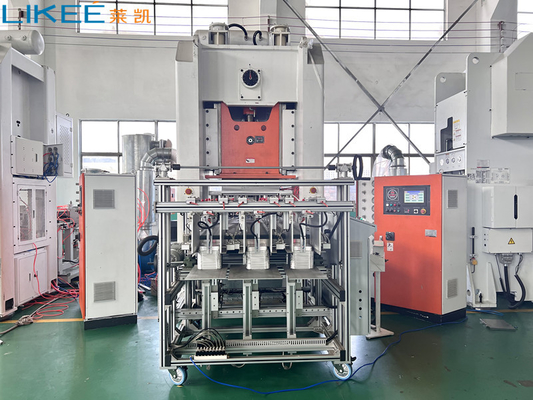 เครื่องทำภาชนะบรรจุอาหารอะลูมิเนียม SIMENSE Motor 50HZ H Colume Frame