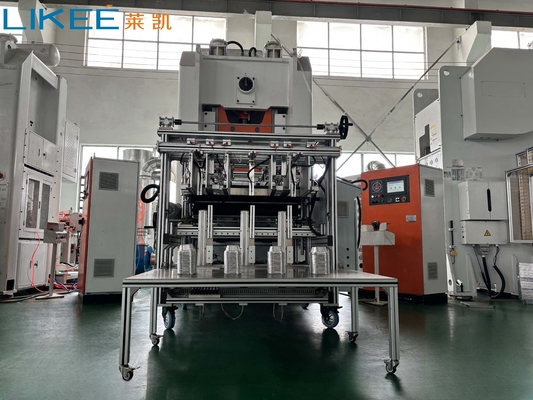 เครื่องทำถาดฟอยล์อลูมิเนียม LK-T63 สำหรับบาร์บีคิวกลางแจ้ง