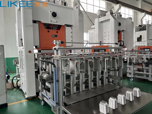 มิตซูบิชิ PLC การควบคุม โฟลยอลูมิเนียม ถังอาหาร การทําเครื่อง 380V การบรรจุจําเพาะ