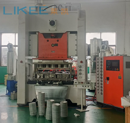 เครื่องทำถาดฟอยล์อลูมิเนียมอัตโนมัติความเร็วสูง LK-T130 พร้อมอายุการใช้งานยาวนาน