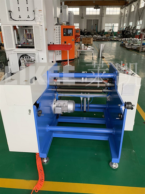 เครื่องม้วนและตัดกระดาษฟอยล์และกระดาษอบกึ่งอัตโนมัติ PLC ของมิตซูบิชิ สำหรับการติดกาวด้วยมือ