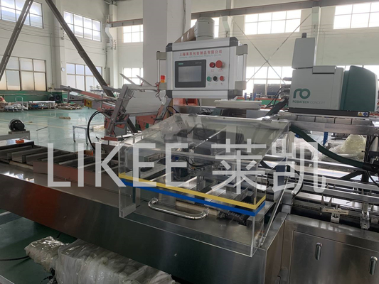 เครื่องบรรจุและปิดผนึกกระดาษฟอยล์ควบคุม PLC อัตโนมัติด้วยกาวร้อนละลาย