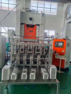 เครื่องทำถาดอลูมิเนียมฟอยล์ LK-T80 ขนาด 80 ตัน พร้อมการปั๊มโลโก้แบบกำหนดเอง และความเร็ว 35-70 สโตรก/นาที